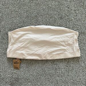 PINK Victoria's Secret Cream Bandeau Bra‎ Size Large